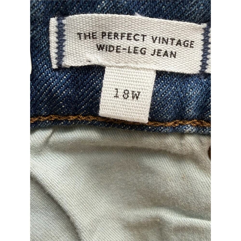 Madewell The Plus Perfect Vintage Wide-Leg Jean Size 18W - Picture 8 of 12
